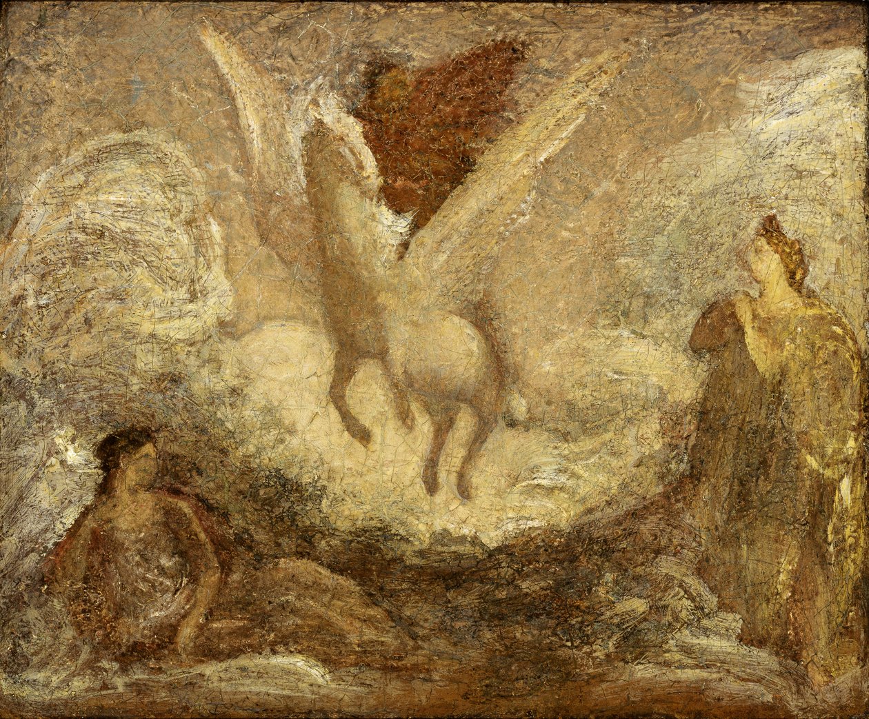 Pegasus odlétá v roce 1901. od Albert Pinkham Ryder