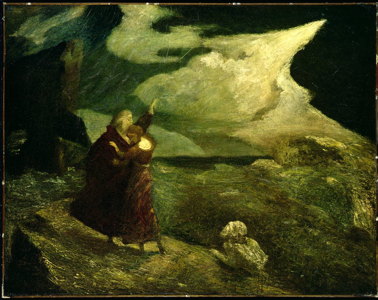 Bouře, 1892 od Albert Pinkham Ryder