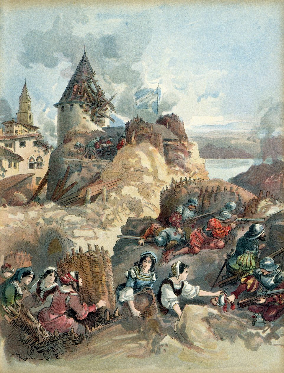 Šestá italská válka od Albert Robida