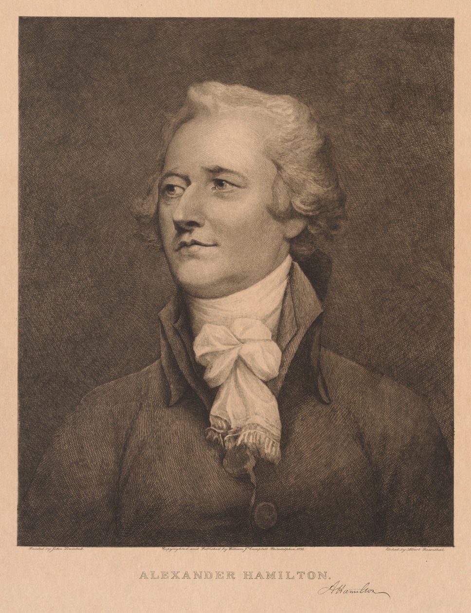 Alexander Hamilton, 1895. od Albert Rosenthal