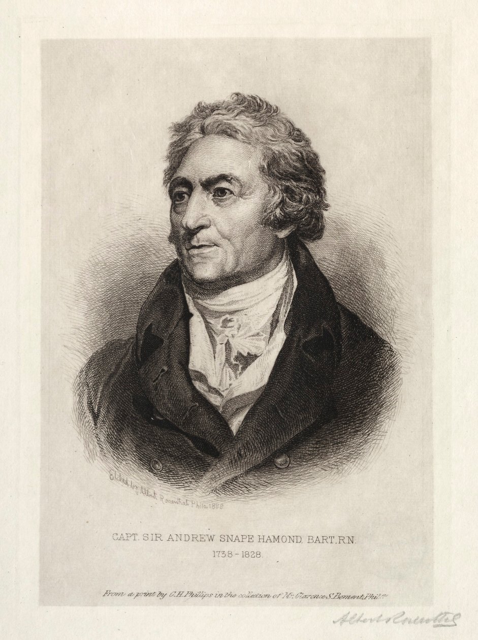 Sir Andrew Snape Hammond, 1888. od Albert Rosenthal