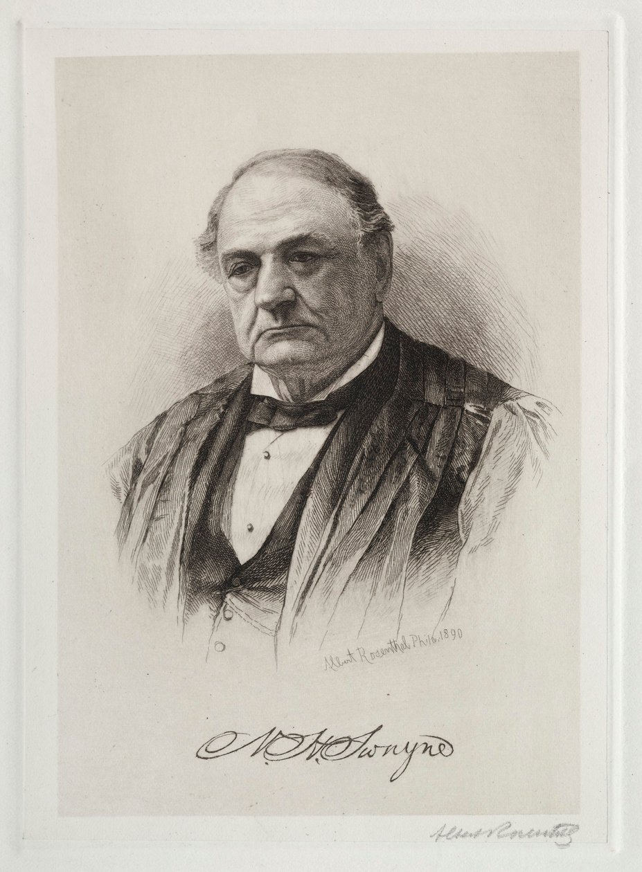 W. H. Swayne, 1890. od Albert Rosenthal