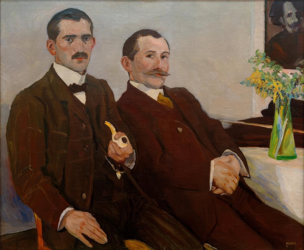 Bratři Alberta Weisgerbera Peter a Fritz od Albert Weisgerber