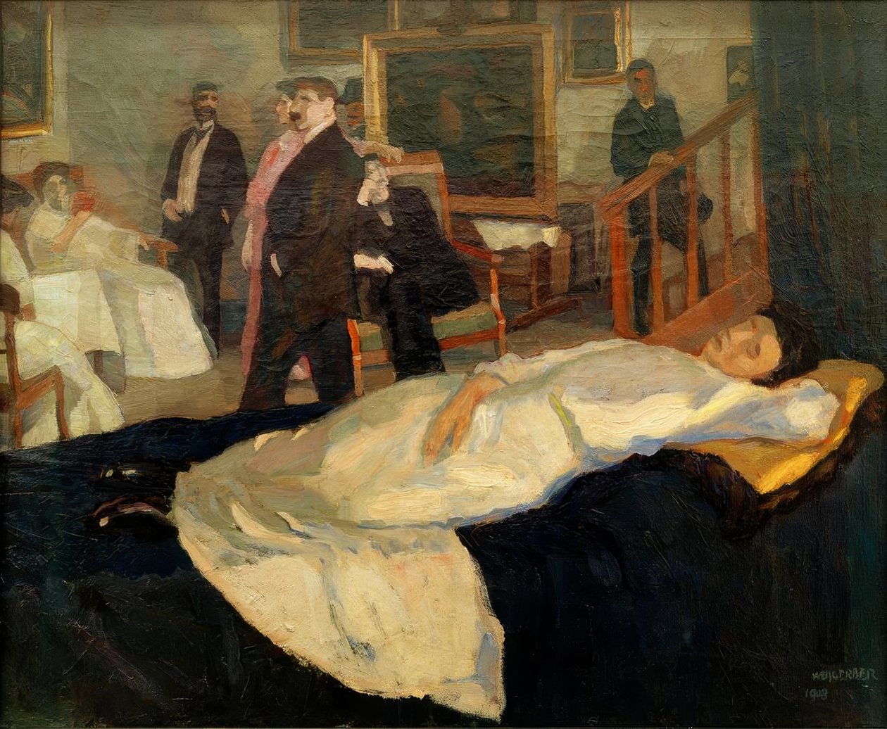Atelierszene od Albert Weisgerber
