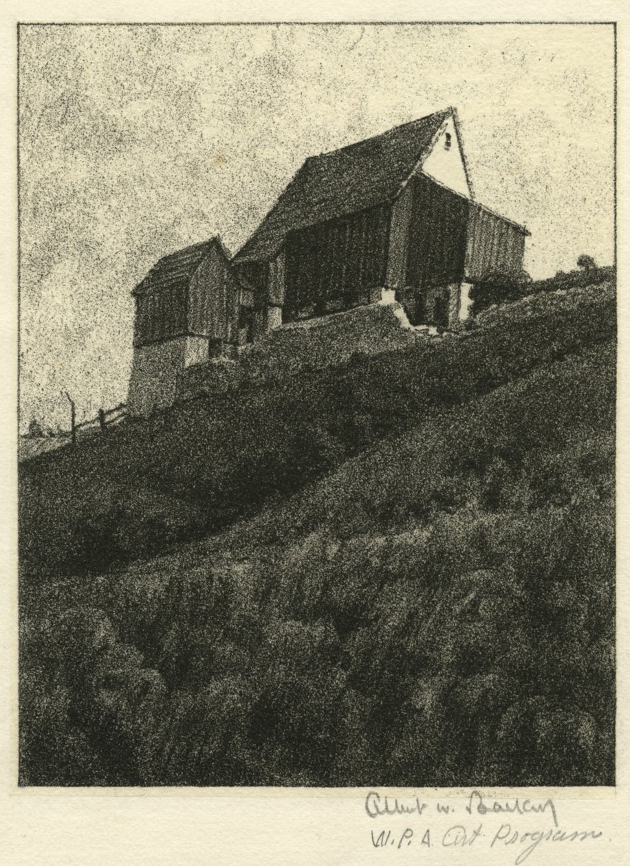 Horní stodola od Albert Winslow Barker
