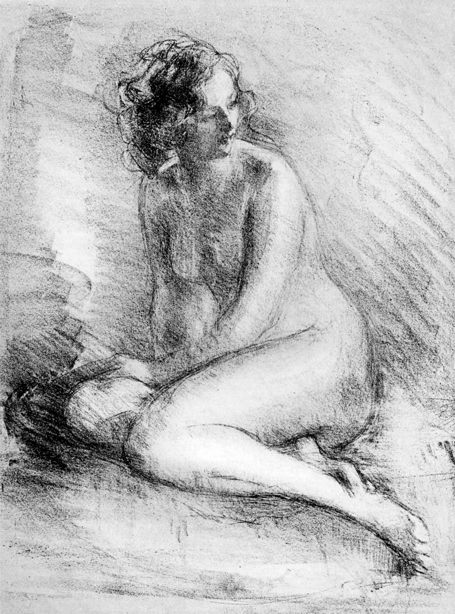 Studie aktu, 1913. od Albert de Belleroche