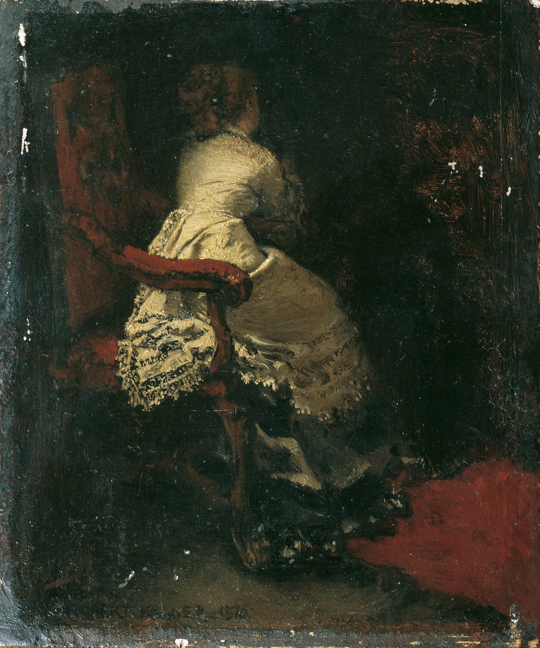 Dáma v křesle od Albert von Keller