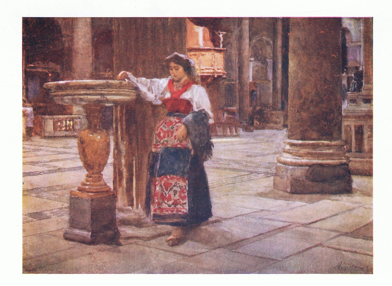 V kostele Ara Coell, z Říma vydané A & C Black Ltd, 1925 od Alberto Pisa