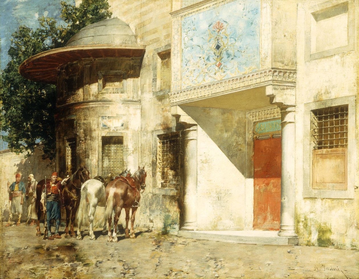 Před mešitou, od Alberto Pasini