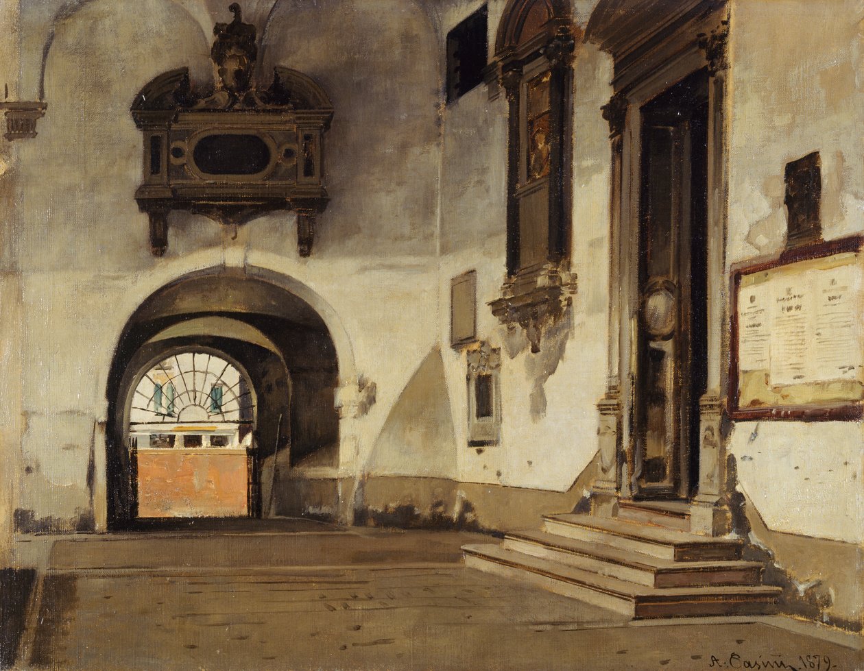 Malé náměstí od Alberto Pasini