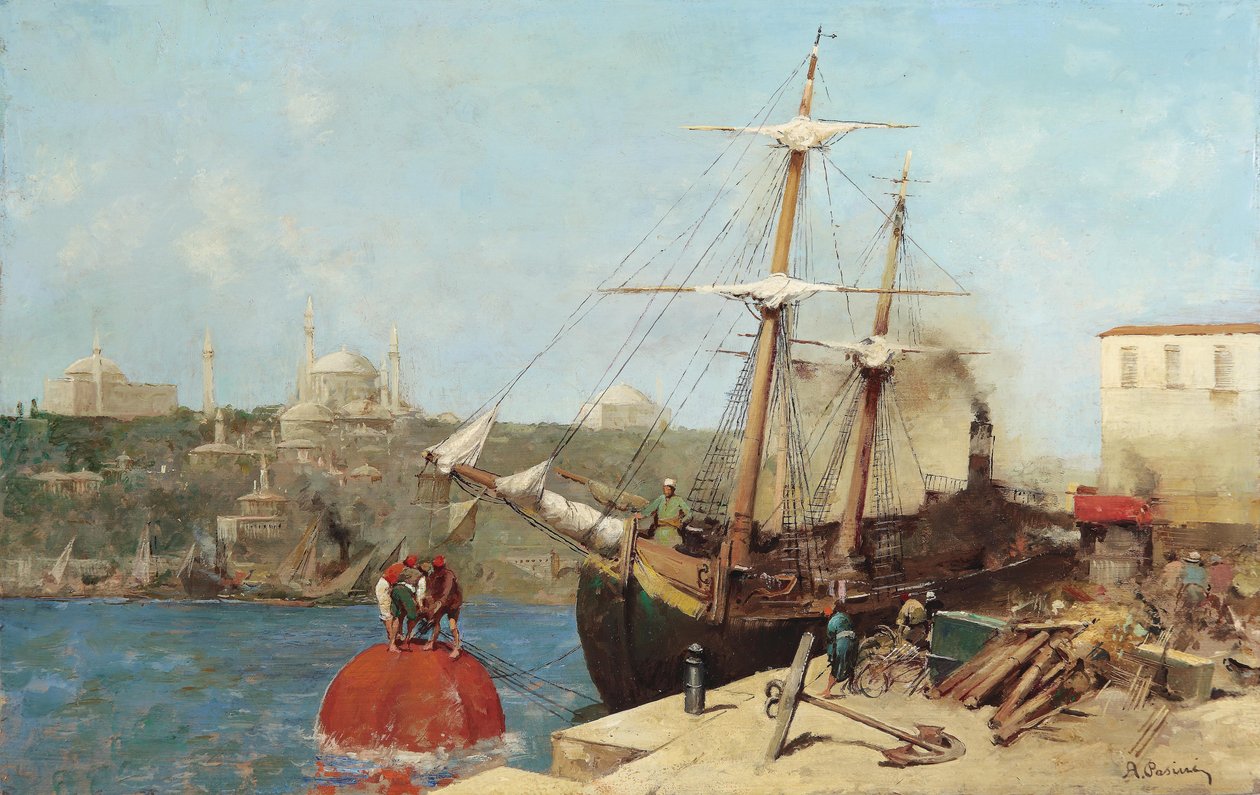 Zlatý roh, 1876 od Alberto Pasini