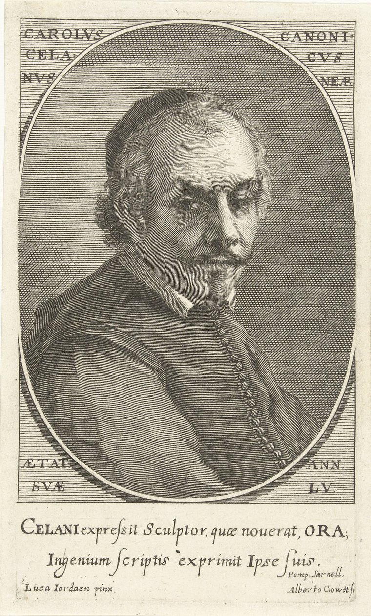 Portrét Carolus Celanus od Albertus Clouwet