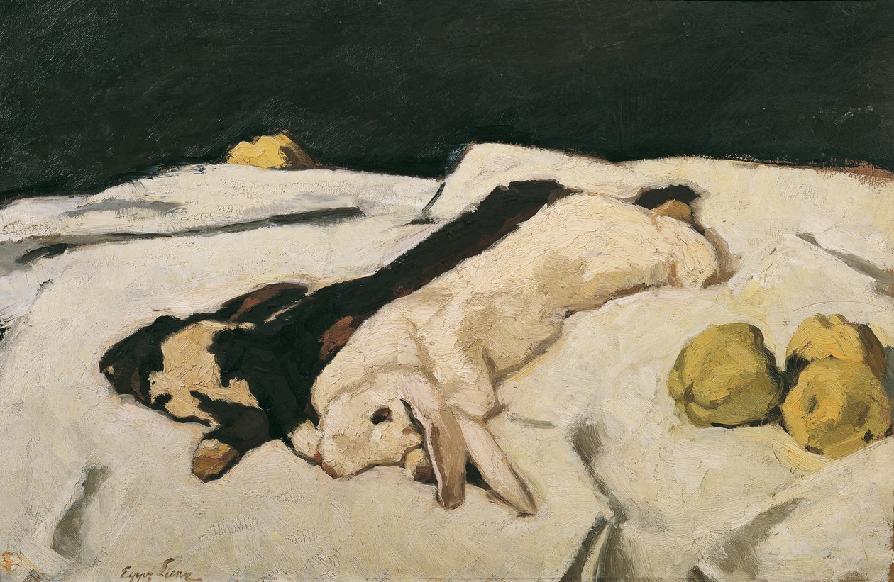 a ruce jdou vpřed od Albin Egger Lienz