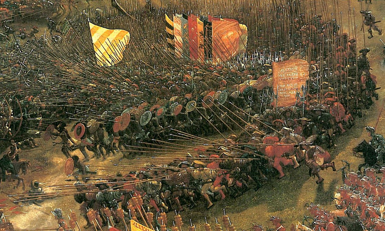 Bitva u Issu (Detail) od Albrecht Altdorfer