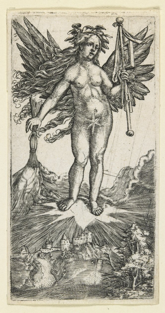 Alegorická figura, c. 1515-1518 od Albrecht Altdorfer
