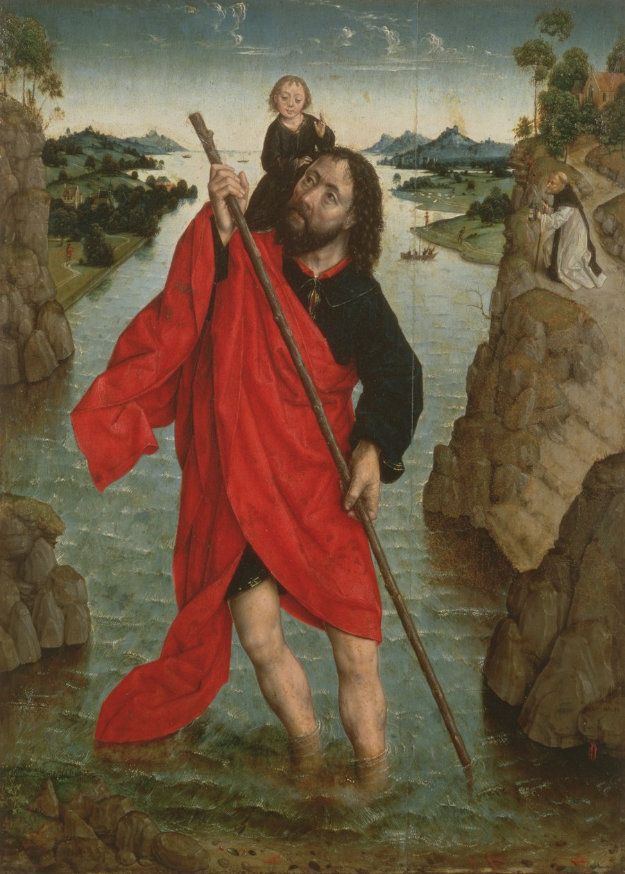 St. Christopher (panel) od Albrecht Bouts