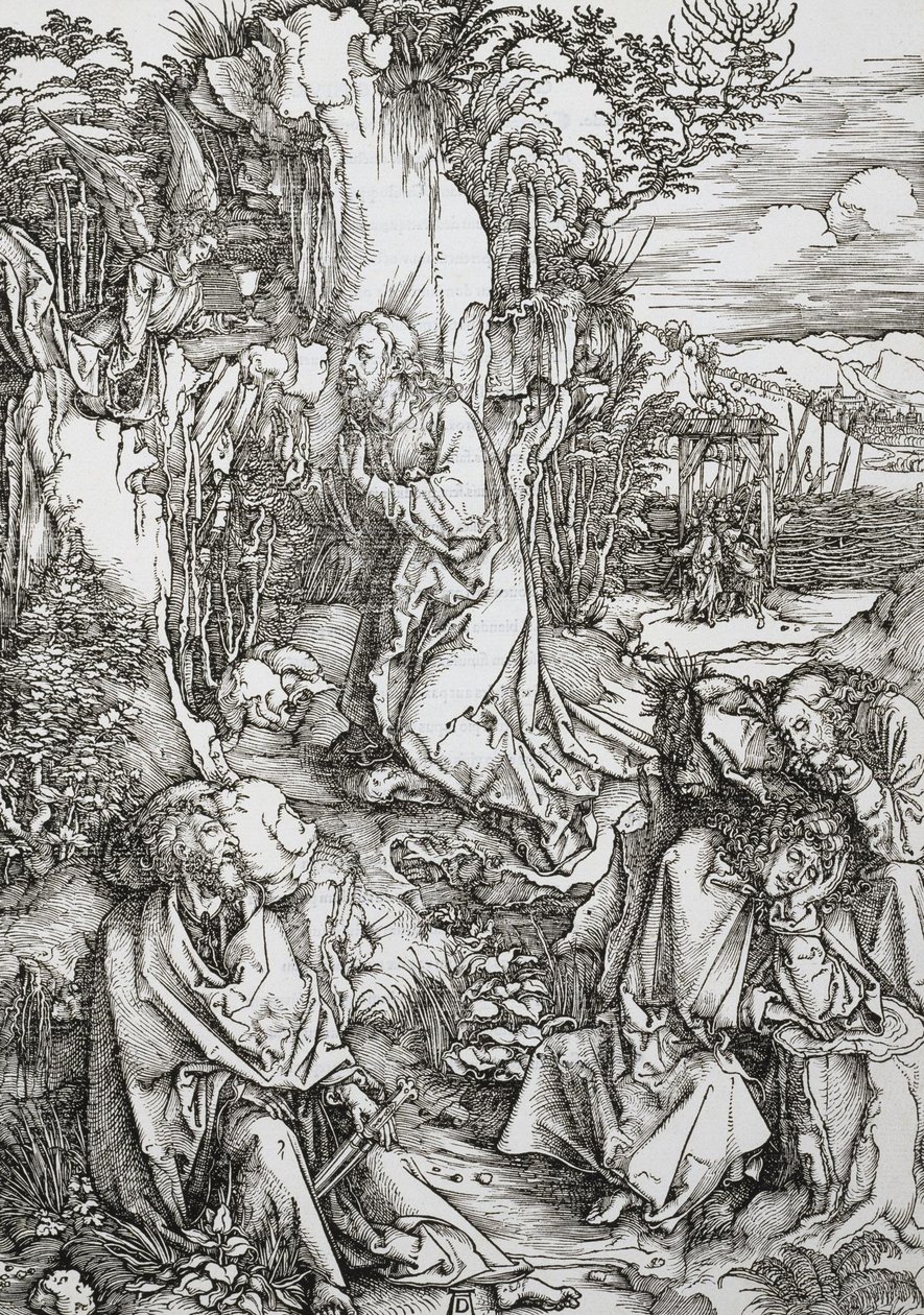 Agónie v zahradě od Albrecht Dürer