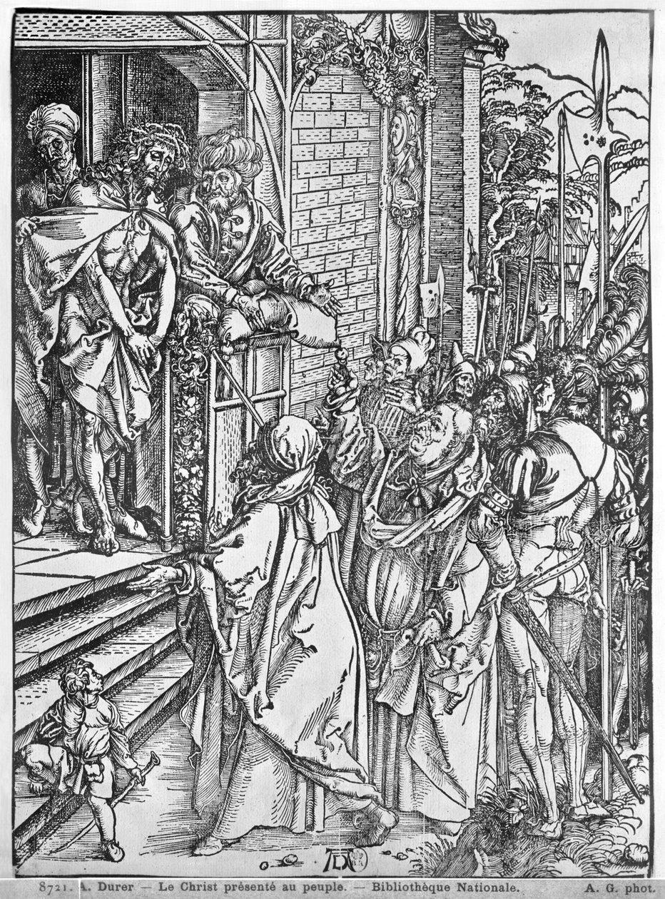Kristus představený lidem od Albrecht Dürer
