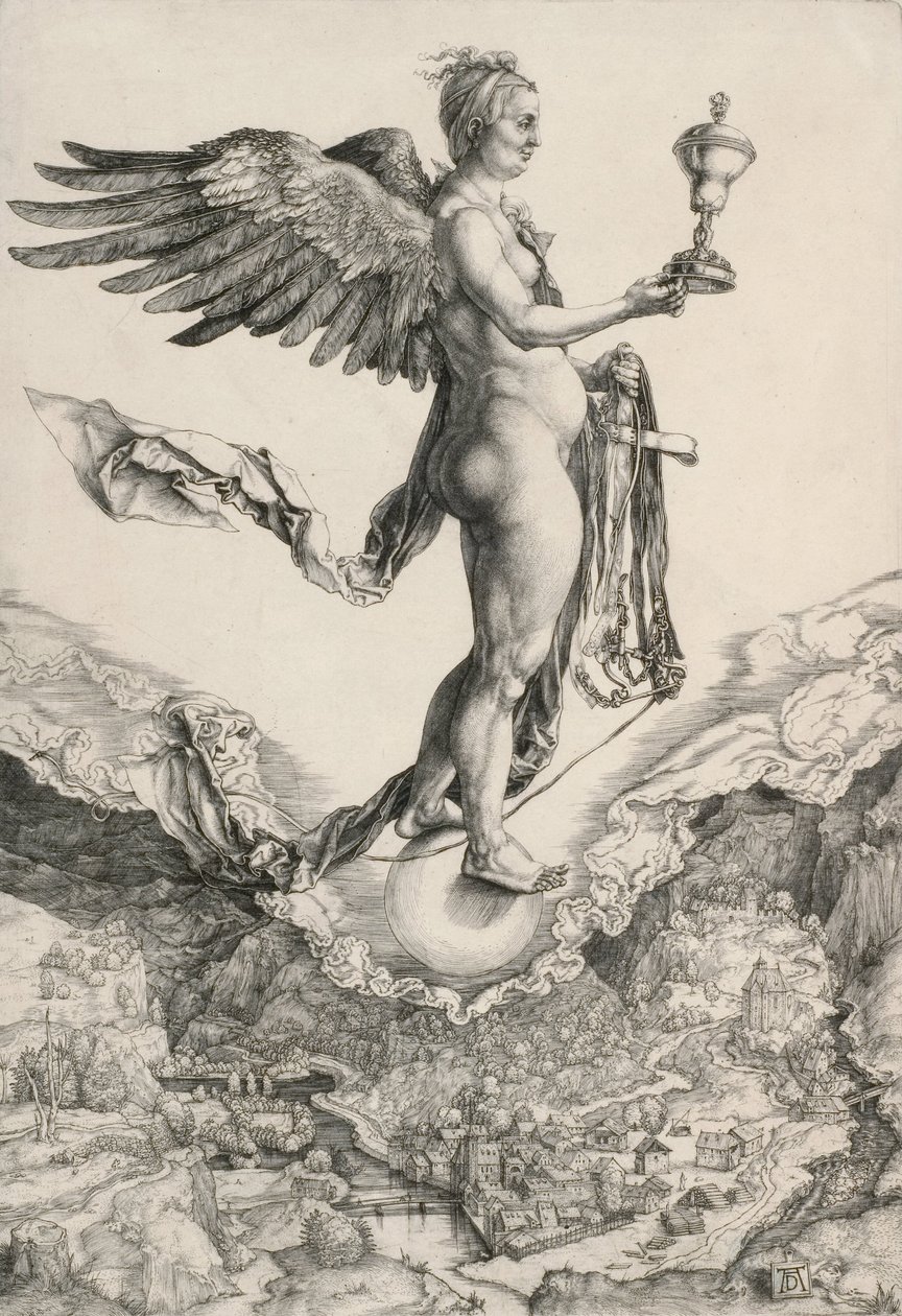 Nemesis (Velká štěstěna) od Albrecht Dürer