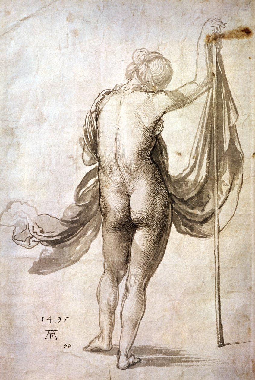 Nahá studie aneb, Nahá žena zezadu od Albrecht Dürer