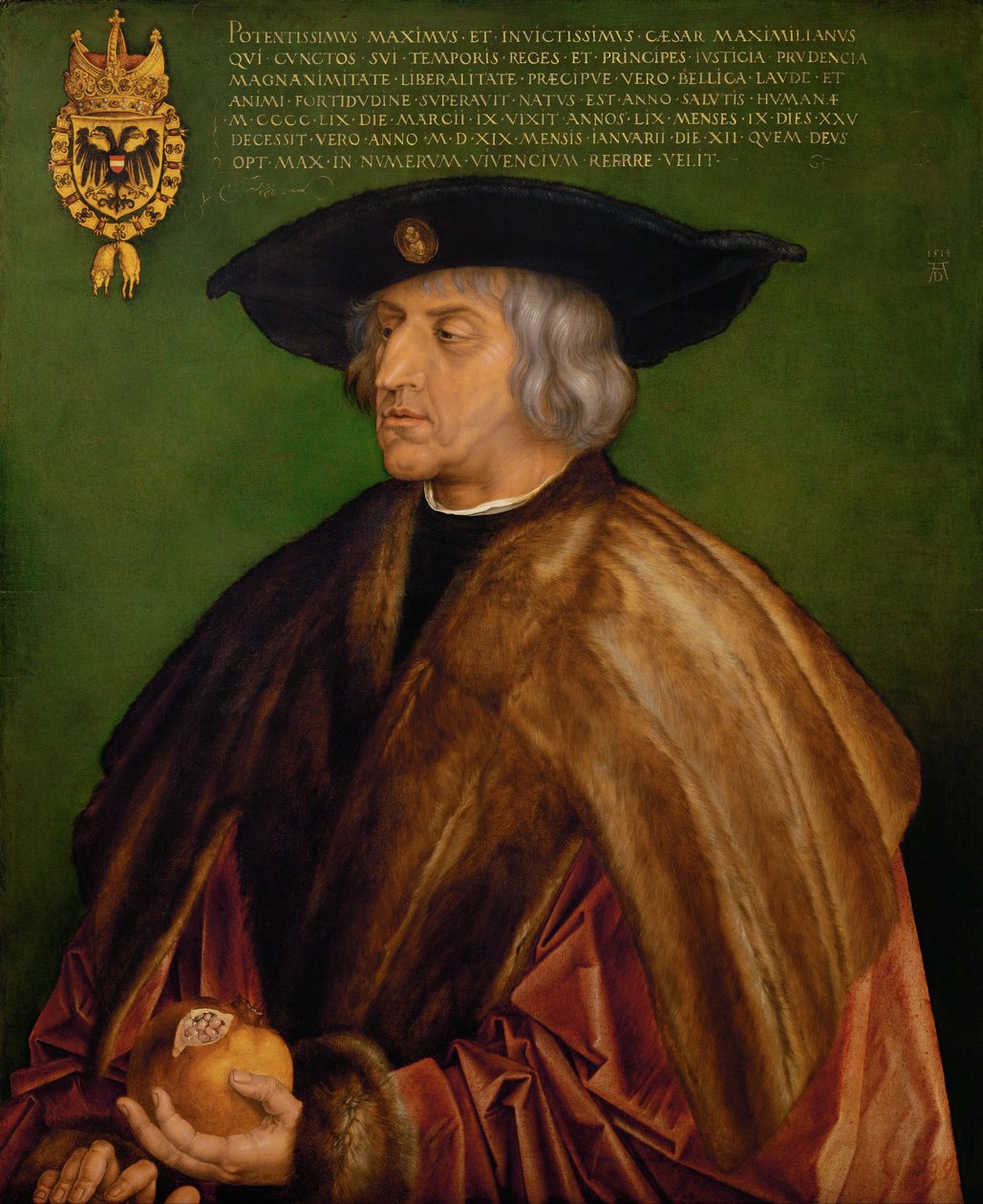 Portrét Maxmiliána I. od Albrecht Dürer