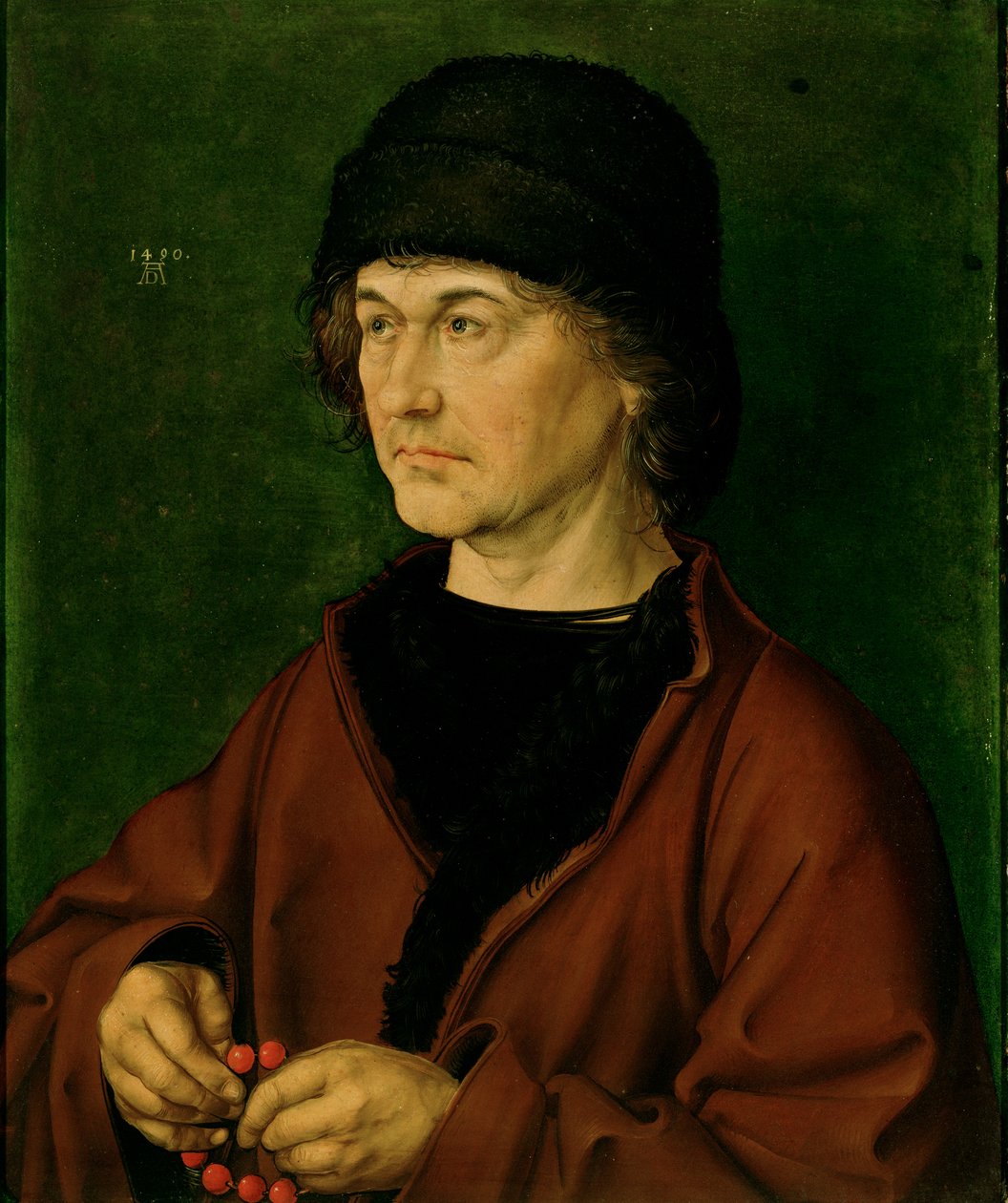Portrét umělcova otce, 1490 od Albrecht Dürer