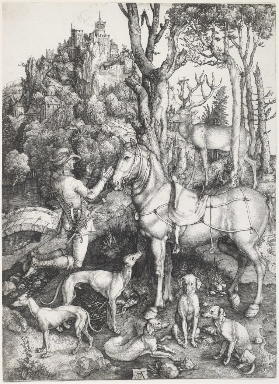 Svatý Eustace od Albrecht Dürer