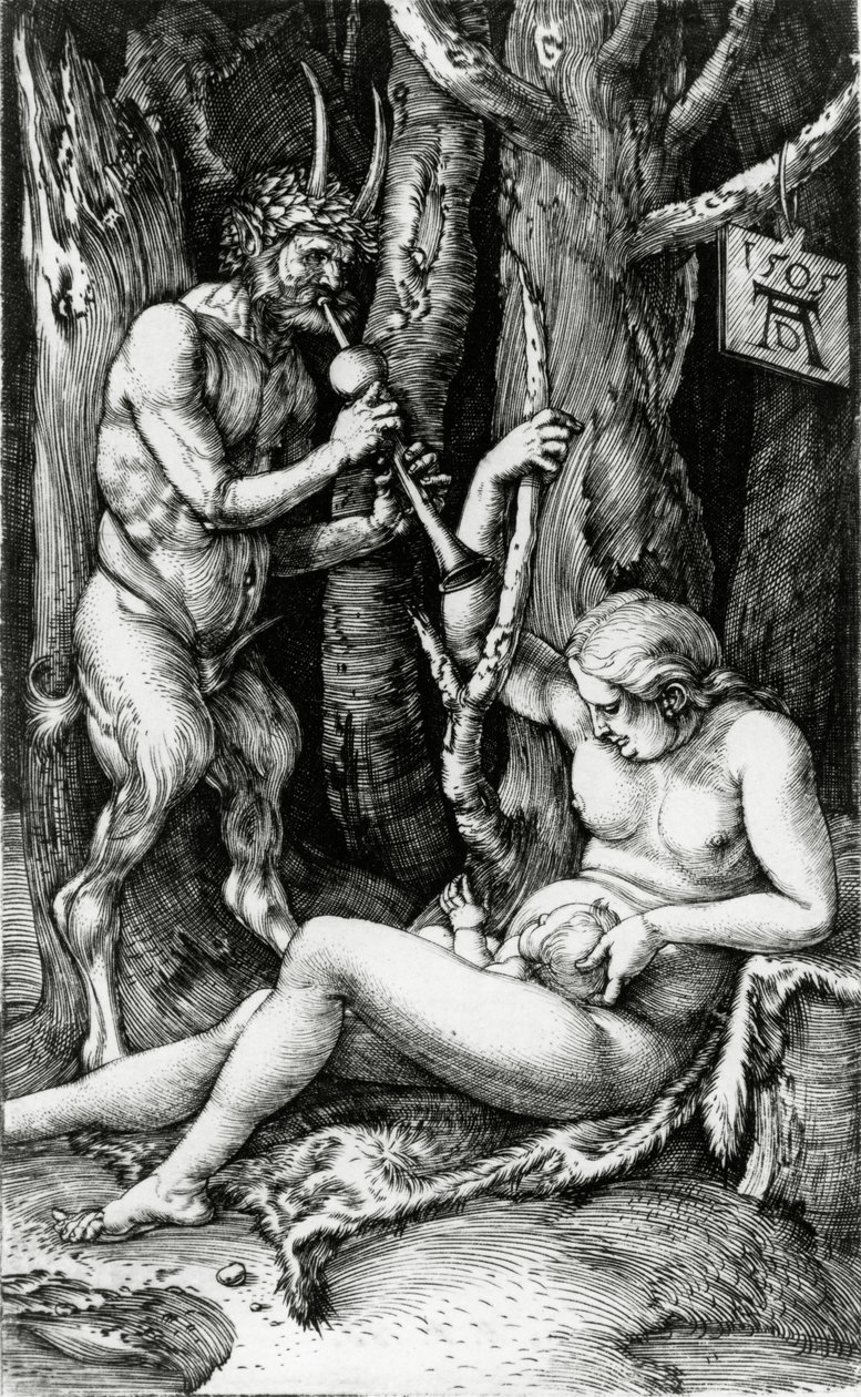 Rodina Satyrů, 1505 od Albrecht Dürer