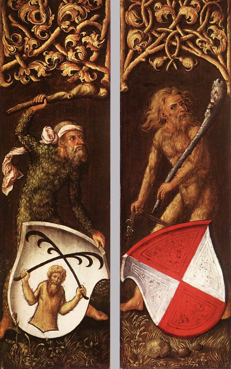 Sylvan Men s heraldickými štíty od Albrecht Dürer