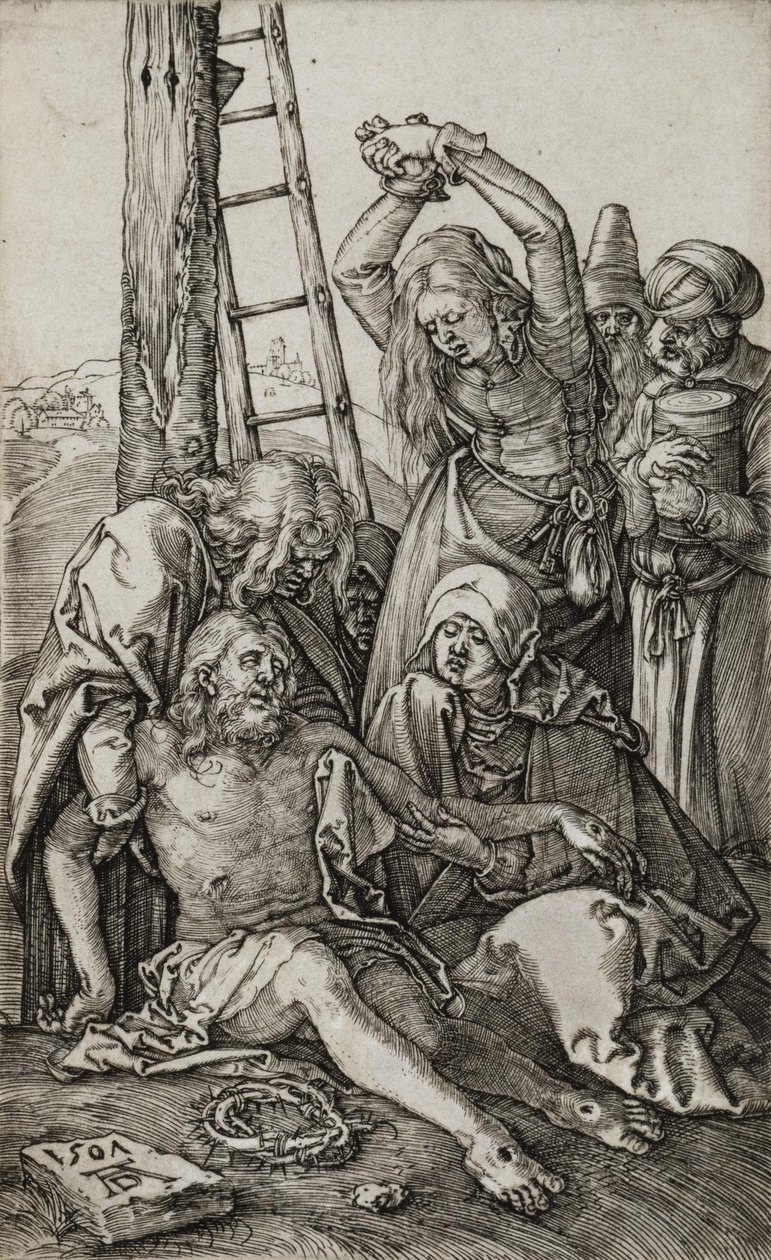 Oplakávání od Albrecht Dürer