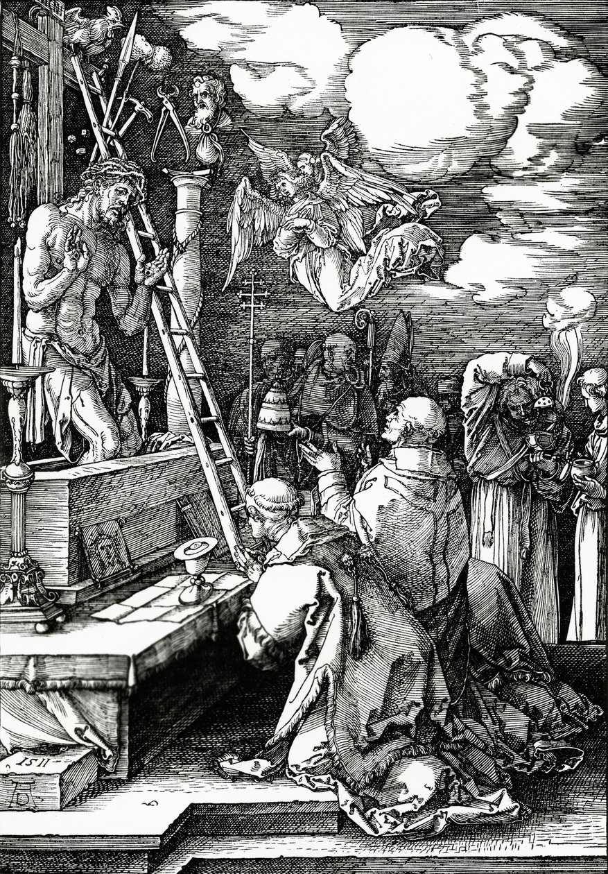 Mše sv. Řehoře, 1511 od Albrecht Dürer