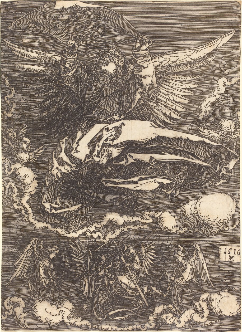 Sudarium pořádané jedním andělem od Albrecht Dürer