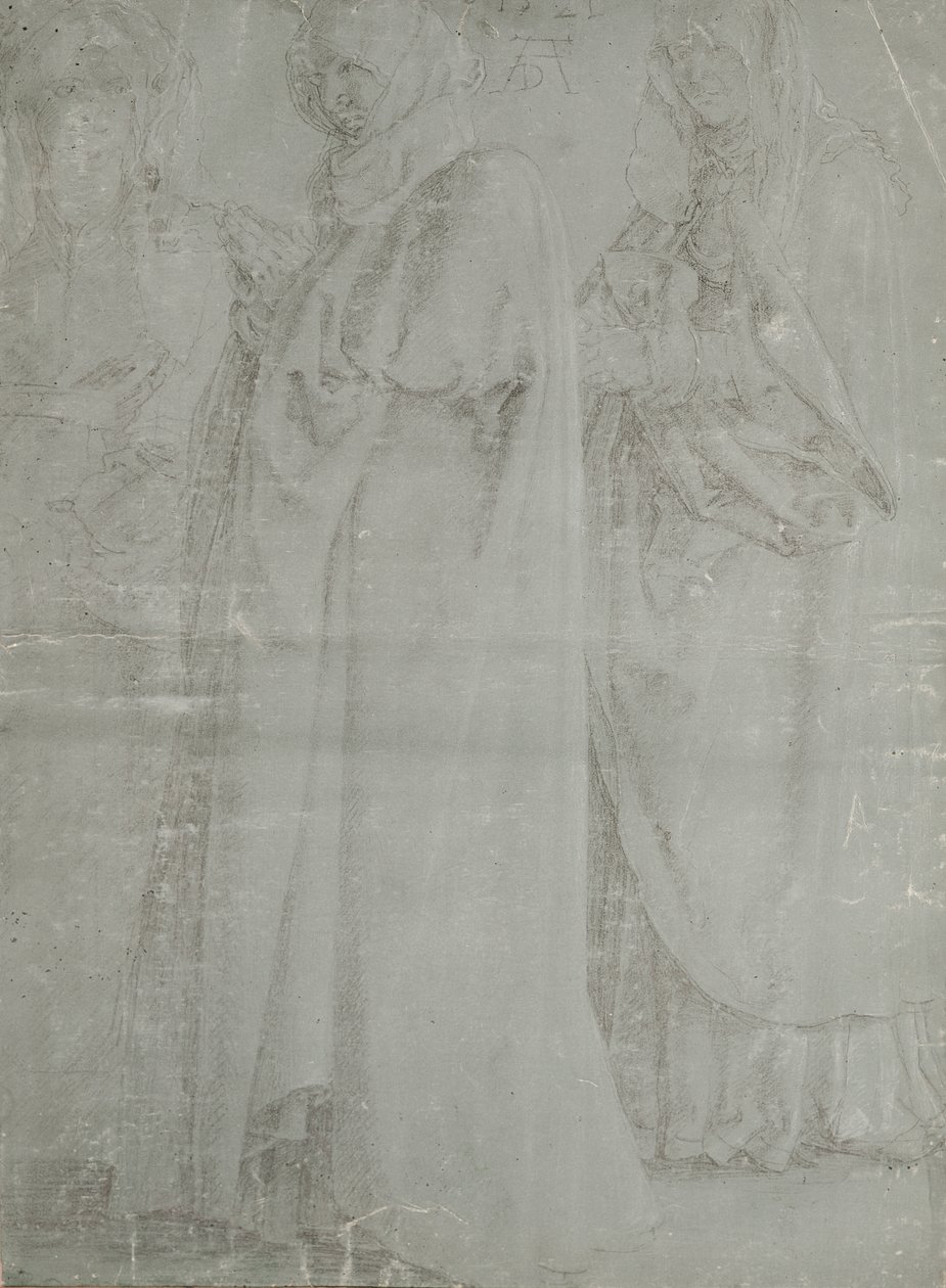 Panna a dvě světice, 1521 od Albrecht Dürer