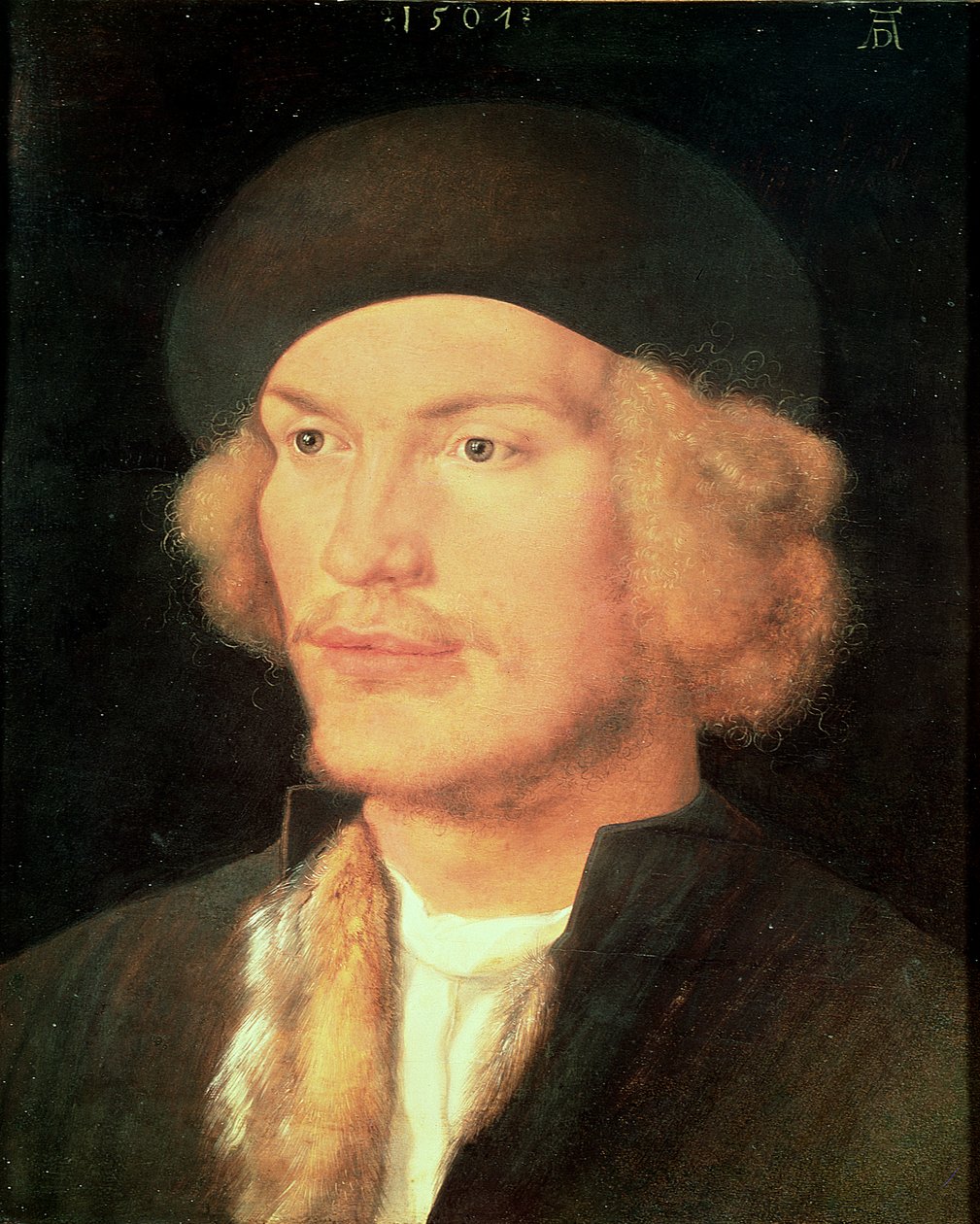 Mladý muž, 1507 od Albrecht Dürer