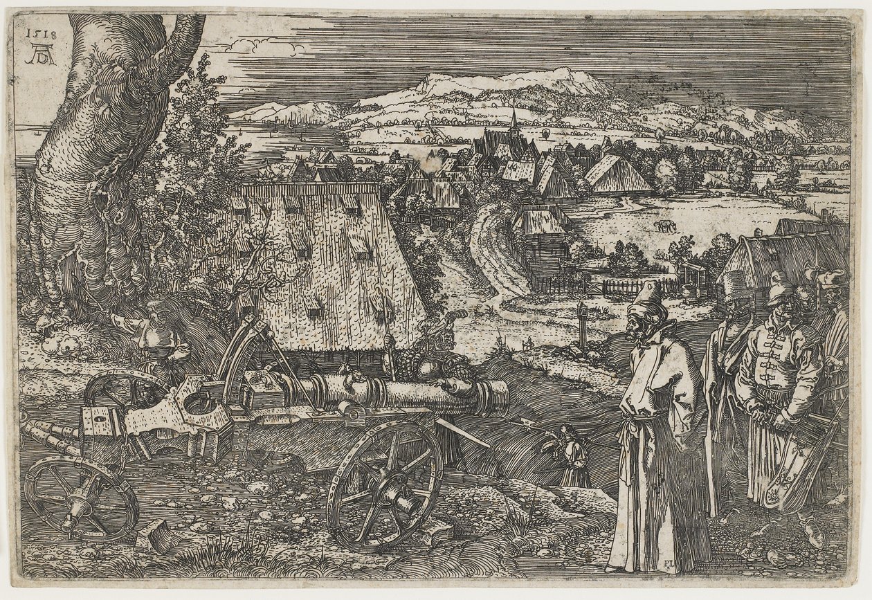 Dělo, 1518 od Albrecht Dürer