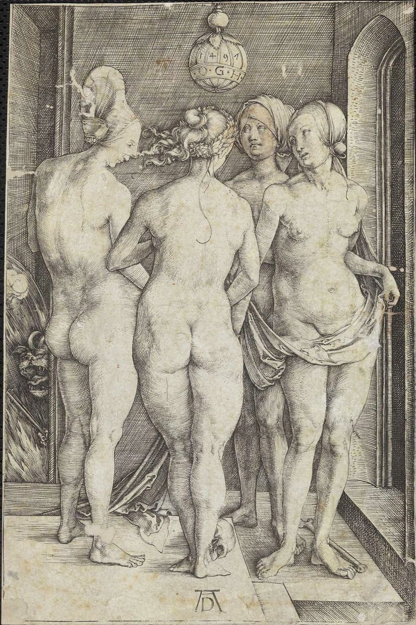 Čtyři čarodějnice od Albrecht Dürer