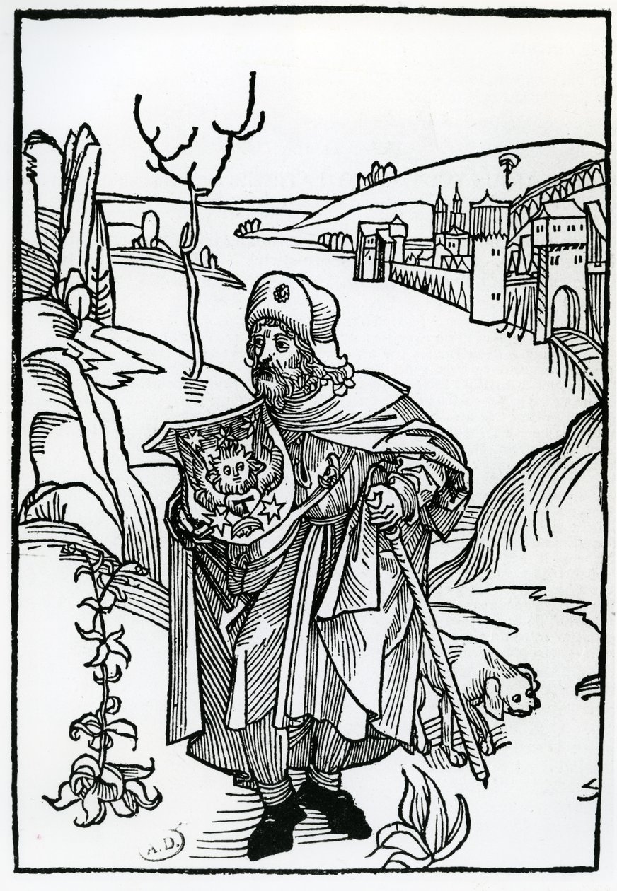 Gerson jako poutník, frontispis k 