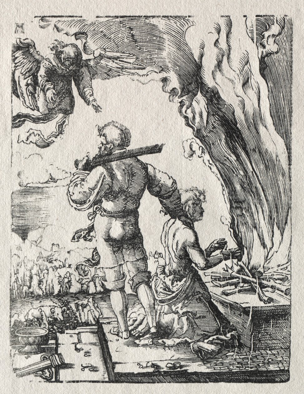 Abrahams Sacrifice, c. 1520. od Albrecht Altdorfer