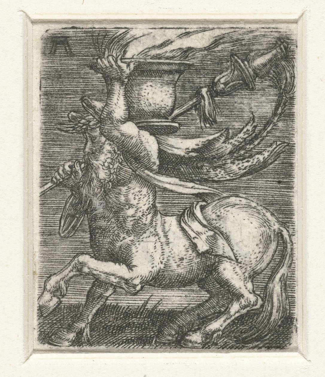 Kentaur nese hrnec ohně od Albrecht Altdorfer