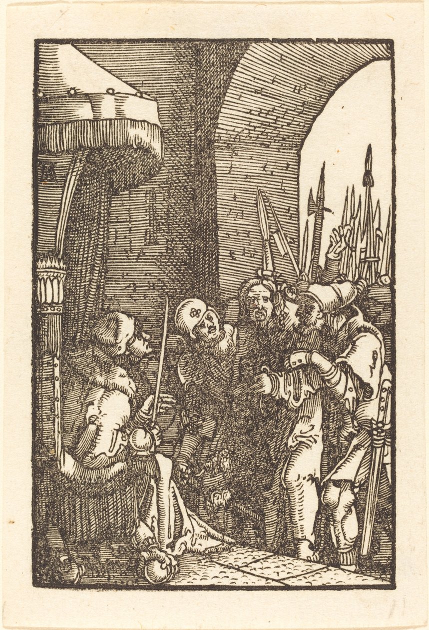 Kristus před Kaifášem od Albrecht Altdorfer