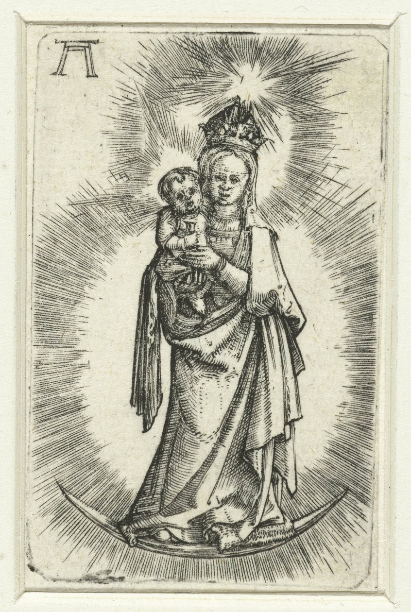 Madonna na půlměsíci od Albrecht Altdorfer