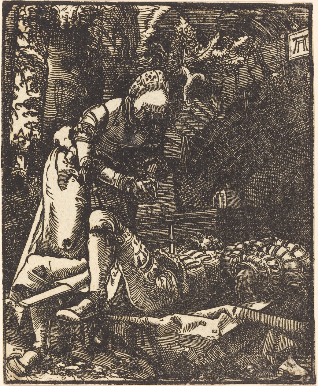 Pyramus a Thisbe od Albrecht Altdorfer