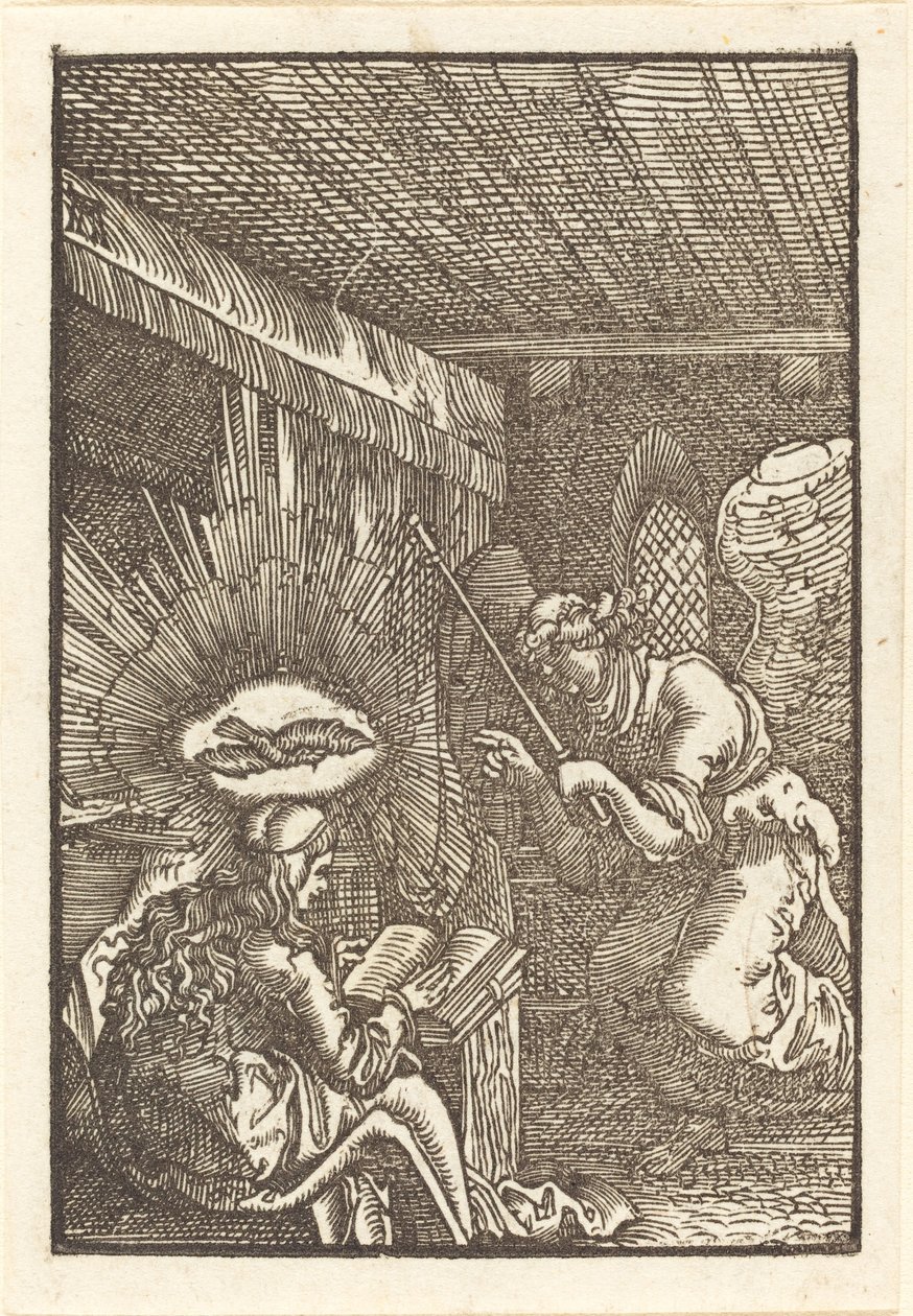 Zvěstování od Albrecht Altdorfer