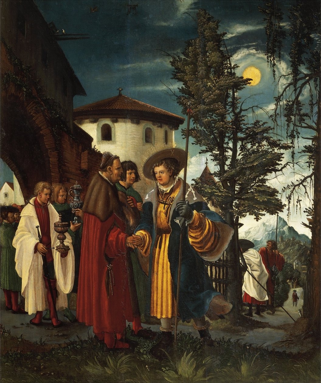 Odchod svatého Floriána od Albrecht Altdorfer