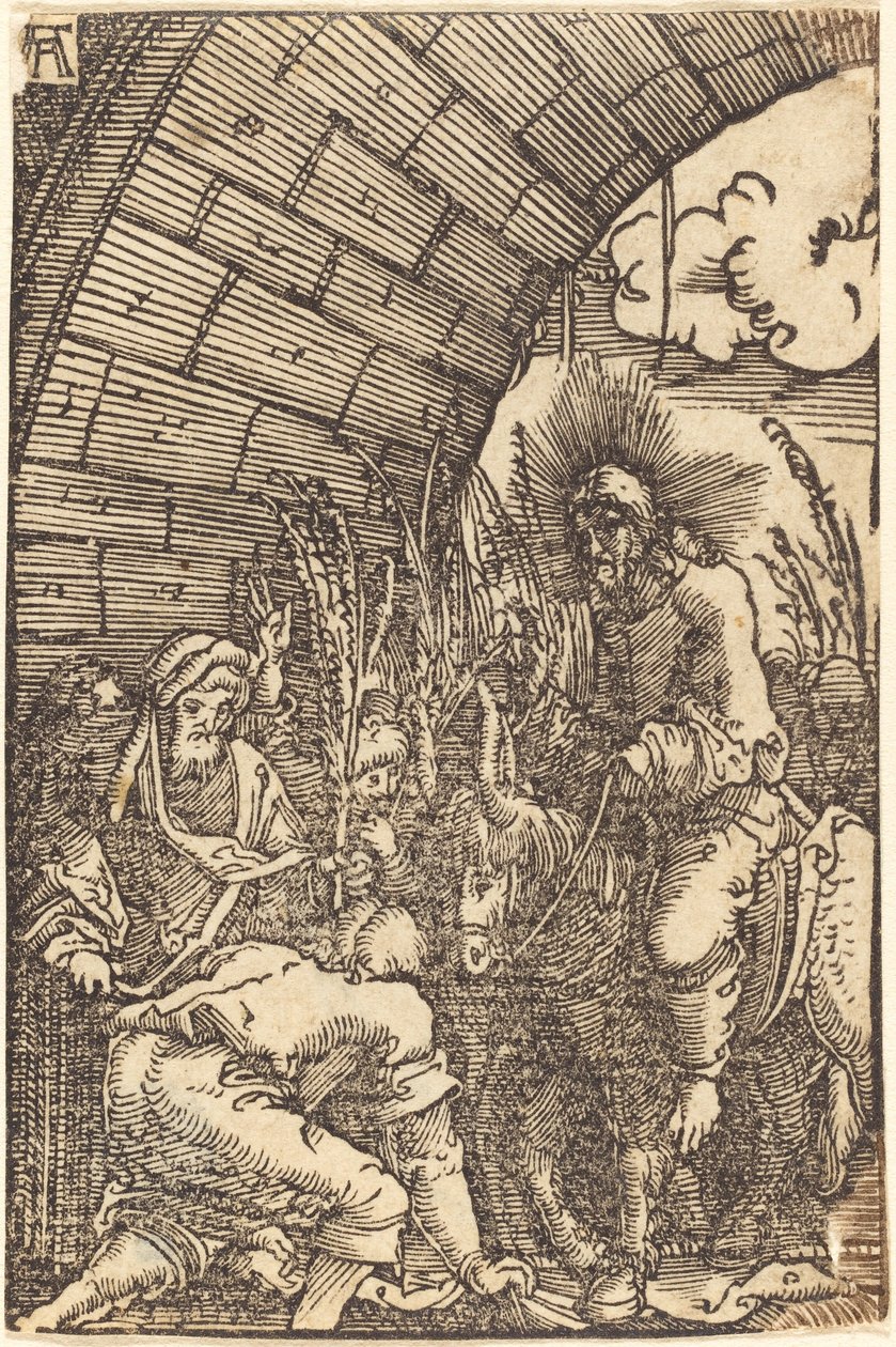 Vjezd do Jeruzaléma od Albrecht Altdorfer