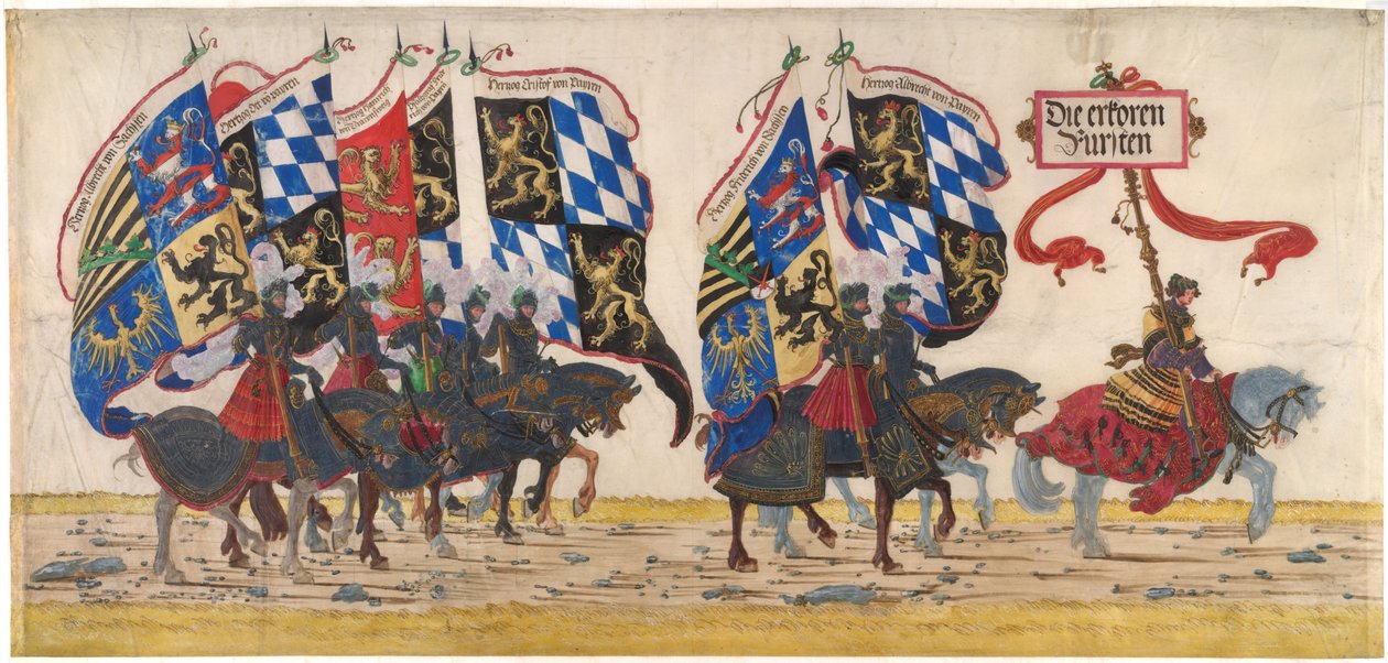 Německá knížata, cca 1515 od Albrecht Altdorfer