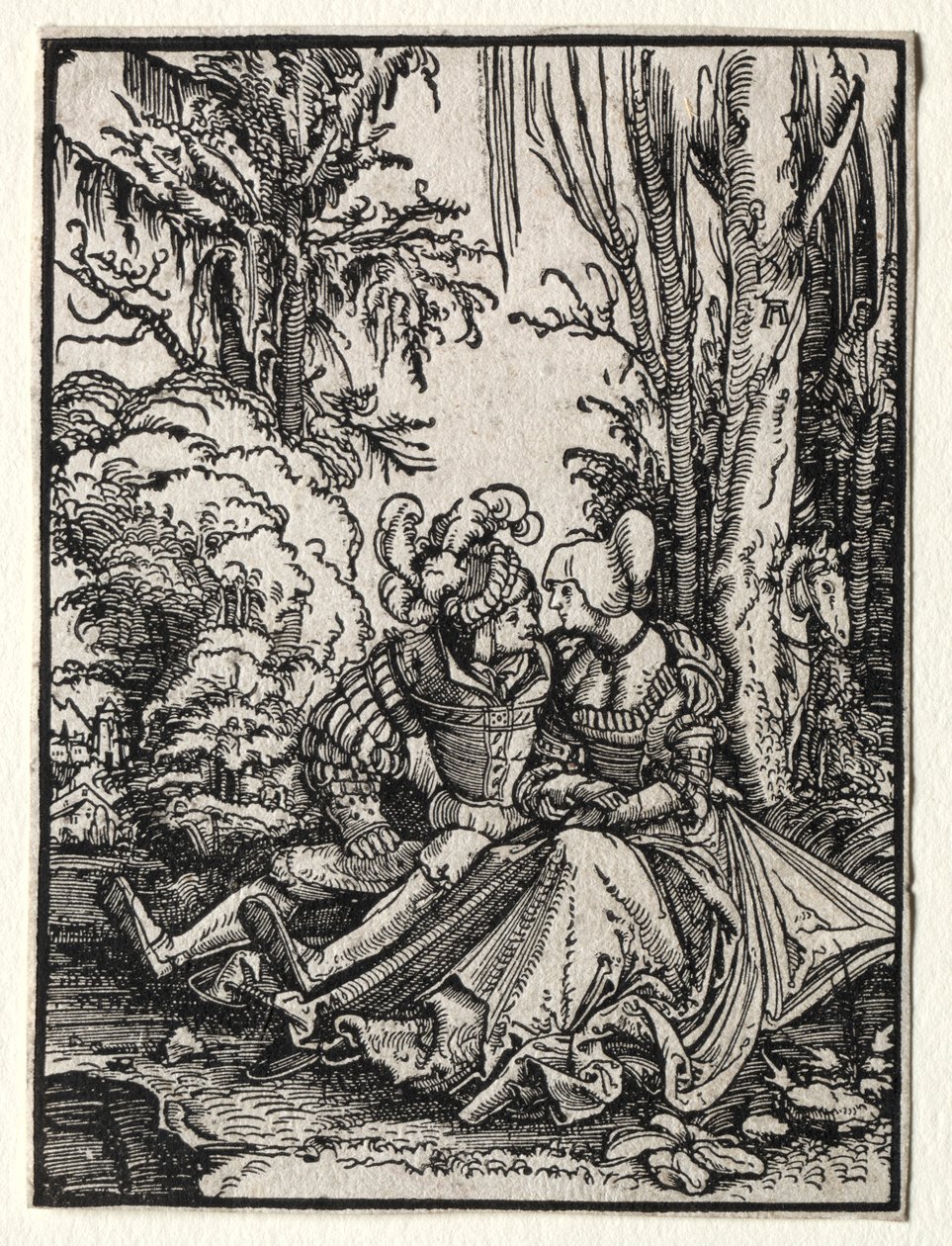 Milenci, 1511. od Albrecht Altdorfer