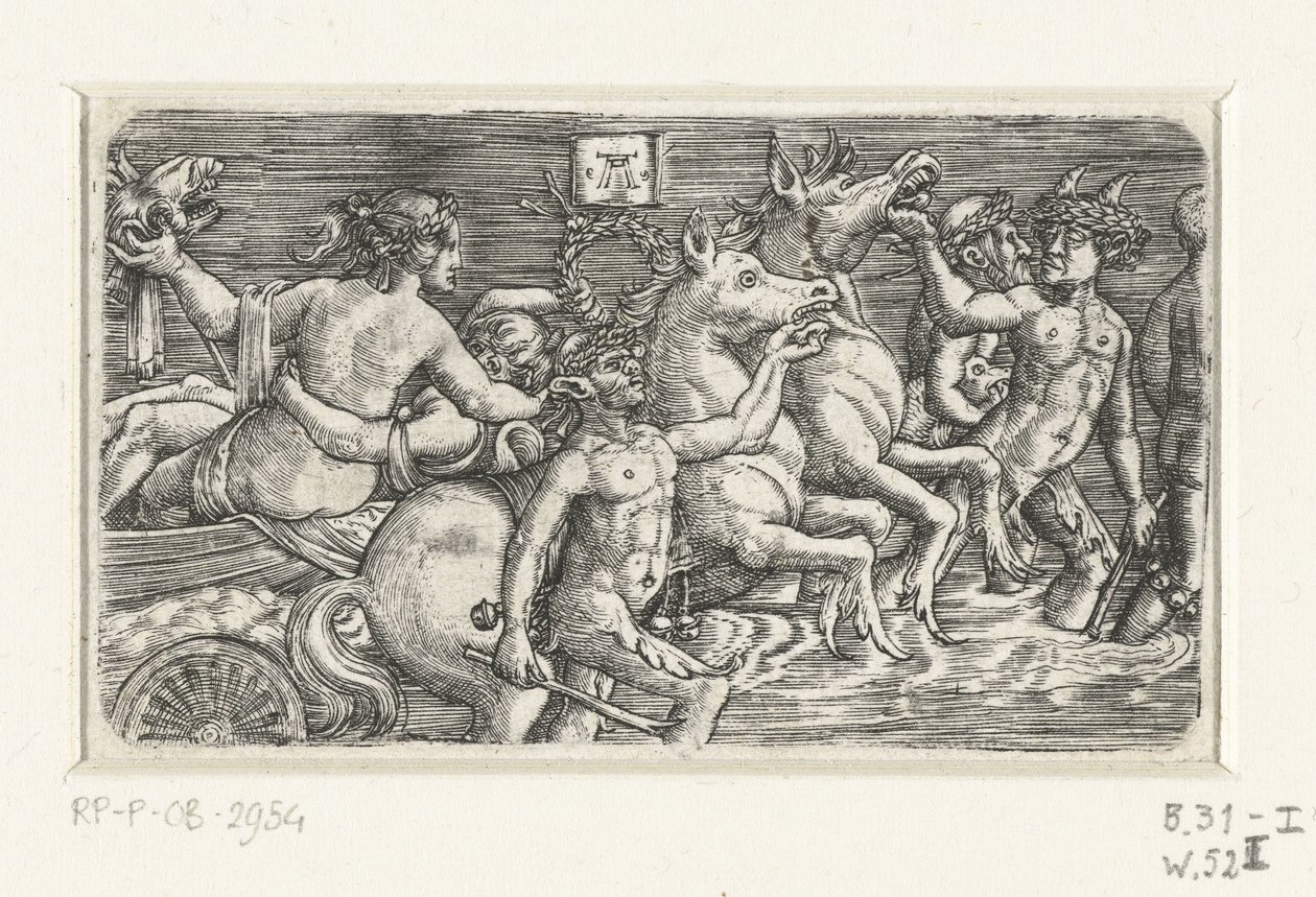 Triumf mořských bohů od Albrecht Altdorfer