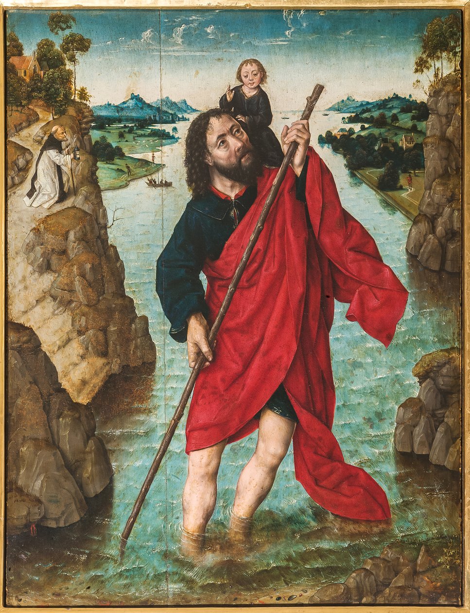 Svatý Kryštof od Albrecht Bouts
