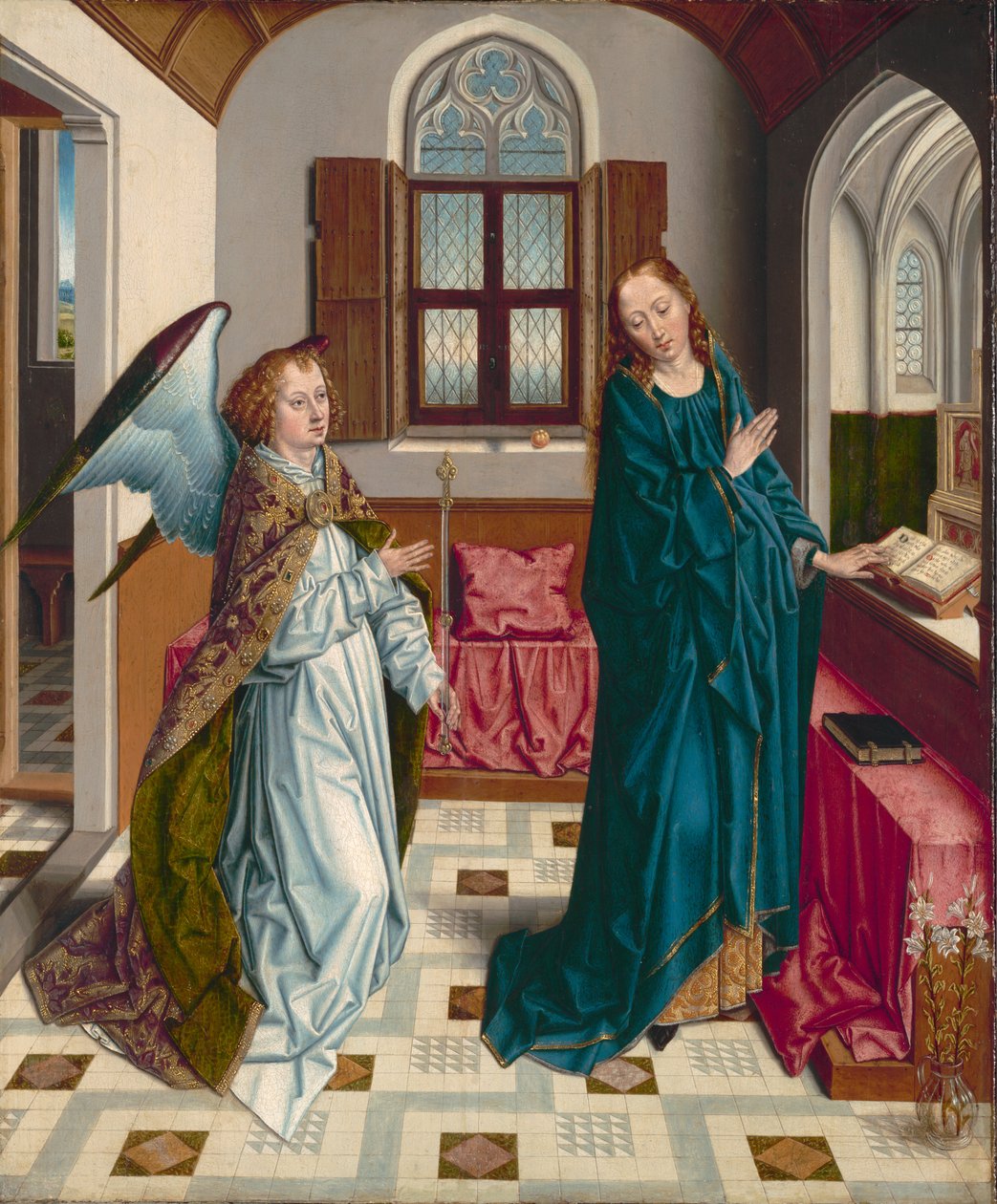 Zvěstování, c.1480 od Albrecht Bouts